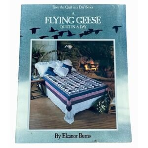 Flying Geese Quilt Pattern Booklet Eleanor Burns Quilting Sewing Bedding